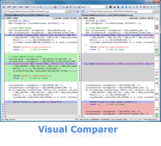 Visual Comparer - file compare and merge tool